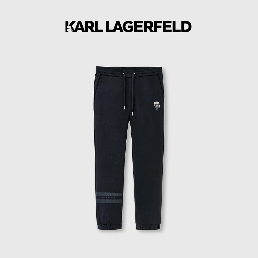 【官方男装】KARL LAGERFELD卡尔拉格斐春夏针织休闲裤1K1C10405366