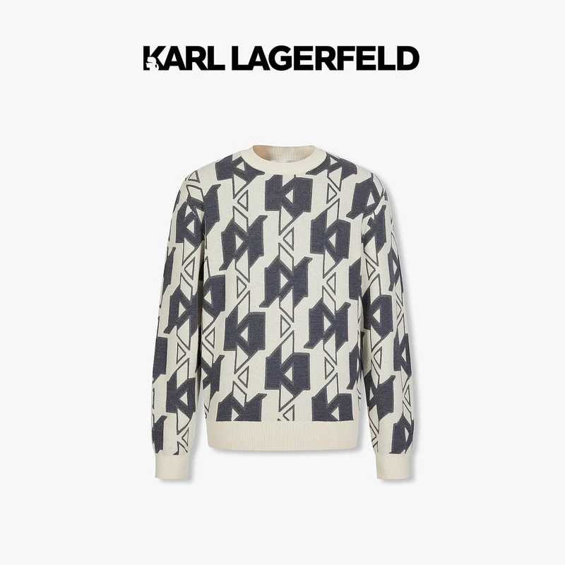 【官方男装】KARL LAGERFELD卡尔拉格斐冬季新款套头衫1K1D70202806