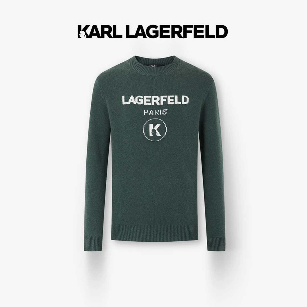 【臻享男装】KARL LAGERFELDKARL LOGO K字装饰卫衣216N2004