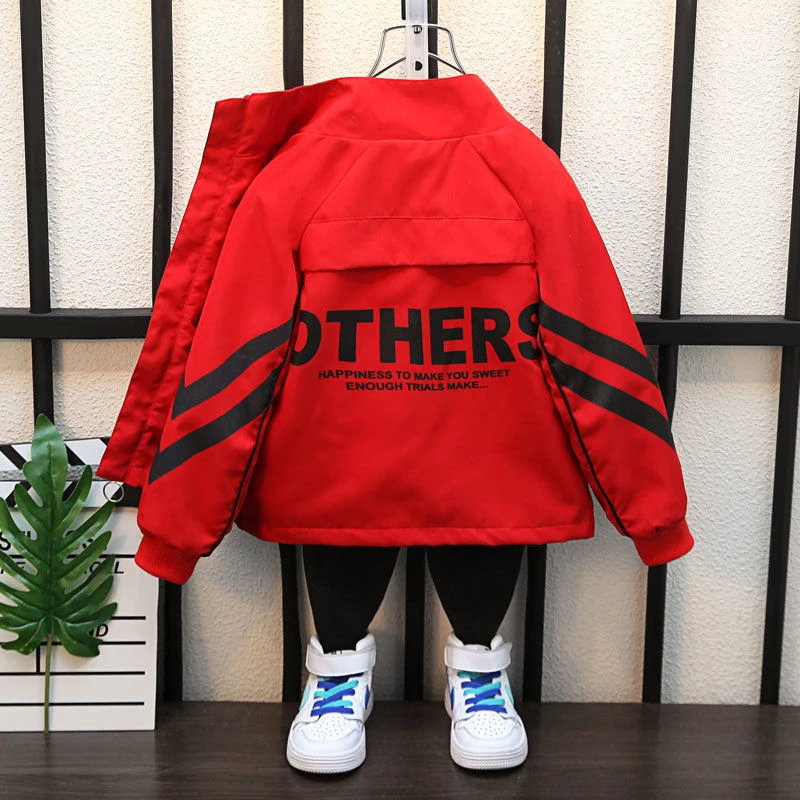 男童外套春秋装季2023新款儿童中大童夹克棒球服帅洋气韩版潮D81