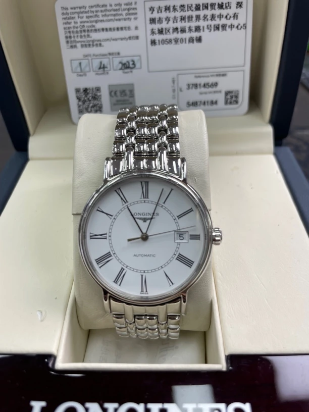 95新 Longines/浪琴 95新浪琴自动机械/表经38.5/2023年全套/男士