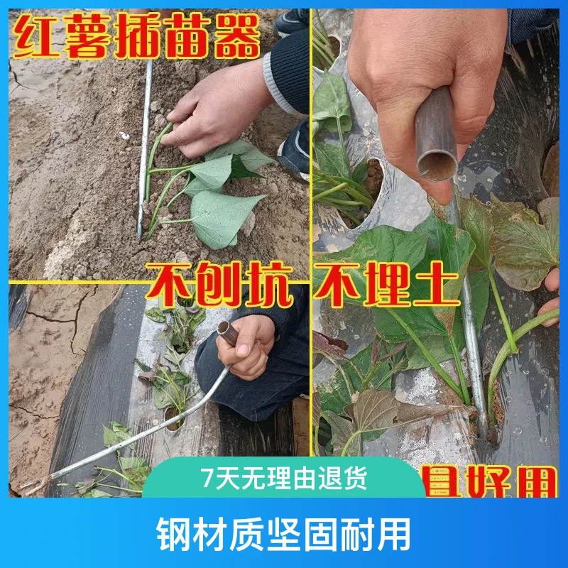 红薯栽苗器地瓜插苗器蔬菜种植工具叉子工具葱苗栽苗器方便省力