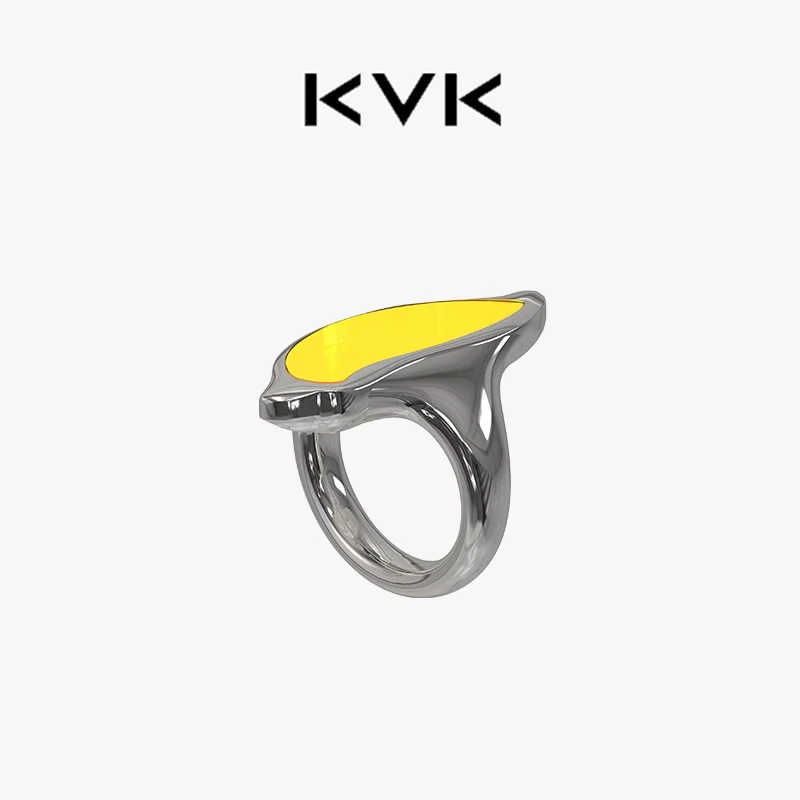 KVK 铜合金戒指  OVERDRIVE 超速系列幻影戒指轻奢小众时尚设计感