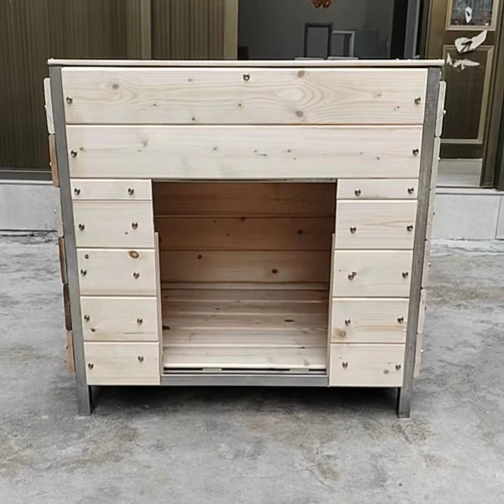 室外狗窝户外狗屋防水防晒实木狗窝猫窝宠物窝狗舍可定制大型犬舍