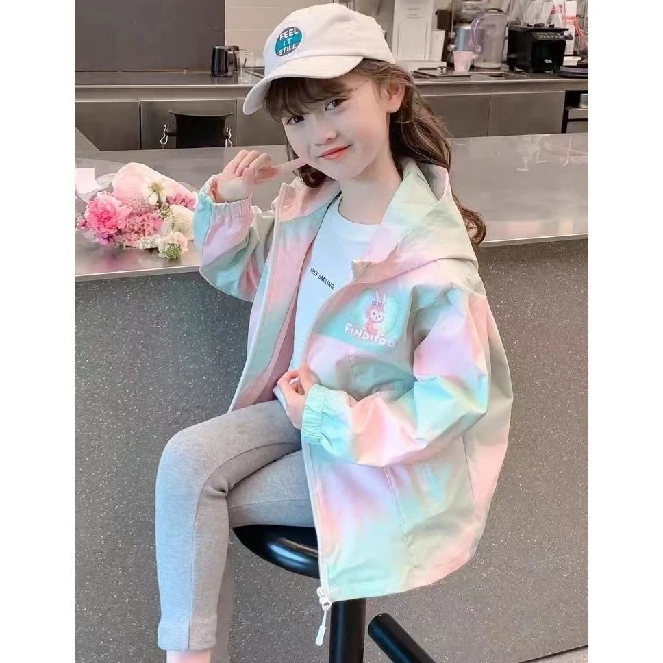 女童秋装外套2024新款儿童洋气女孩春秋季卡通星黛露夹克上衣