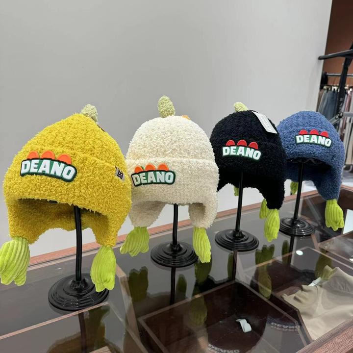 PT可爱恐龙毛线帽N536