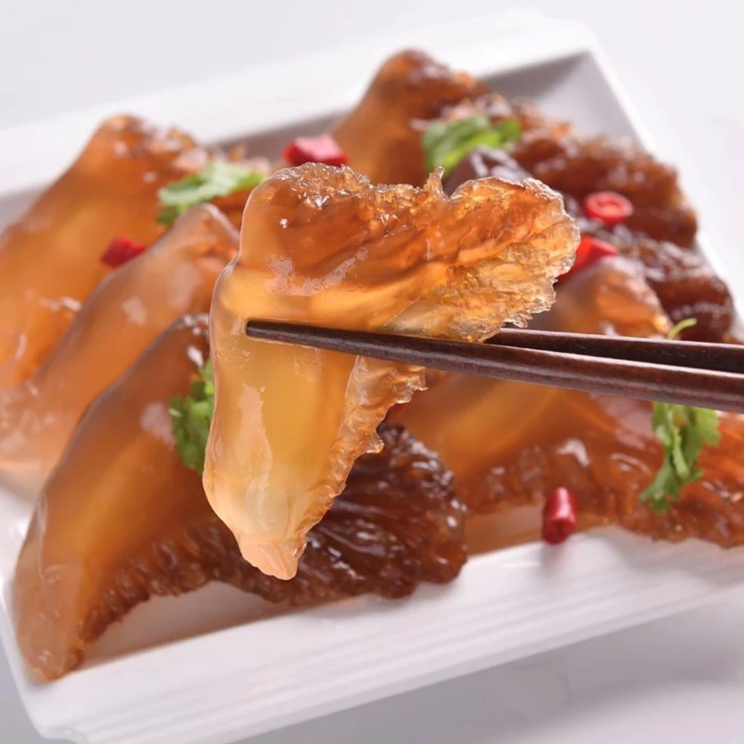 盐渍鲜脆即食海蜇头（500g每包）凉拌爽口小菜开胃方便连云港