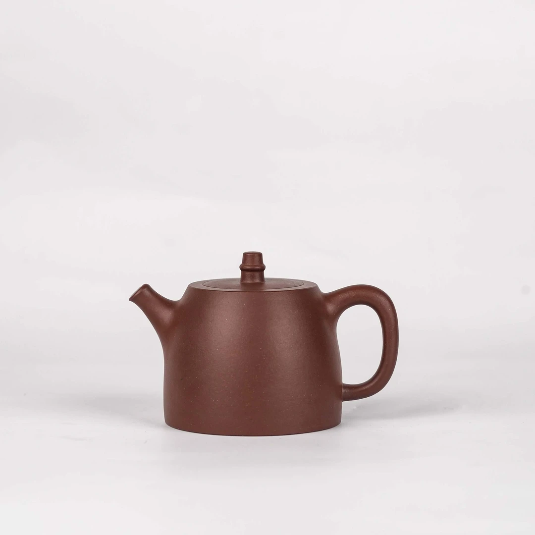 宜品自产 景舟汉铎壶  黄龙山老紫泥 半手工纯手工175cc左右 手制