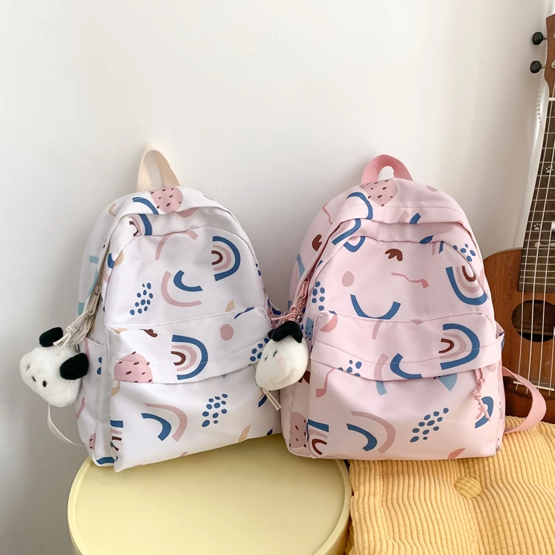 轻便尼龙小背包女2025双肩包女春游户外休闲包小学生初中高中生包