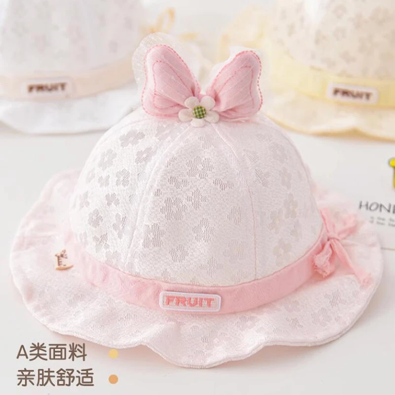 宝宝春秋款婴儿超萌婴幼儿薄款夏季新生儿儿童防婴儿帽晒渔夫帽