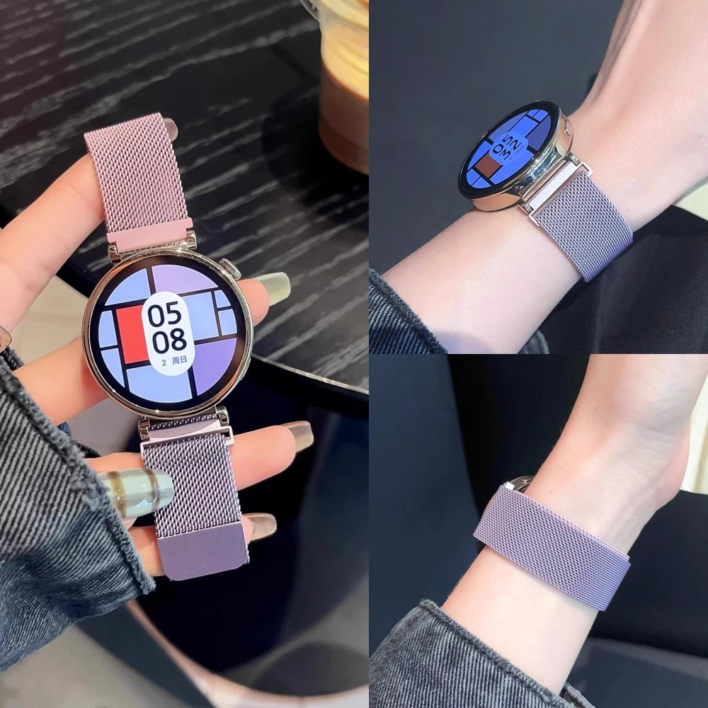米兰尼斯磁吸vivo watch5/3/2/GT手表表带金属iQOO新款男女夏适用