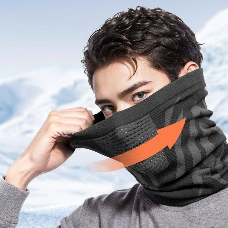 面罩男士冬季骑行面罩秋冬防寒保暖围脖登山跑步脖套透气无缝围巾