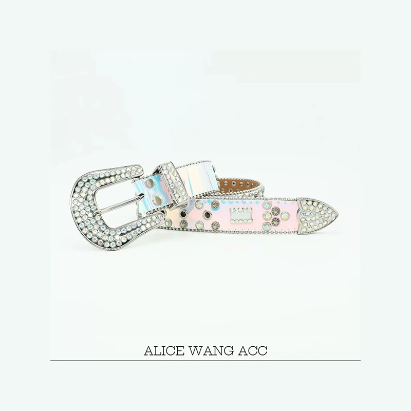 【花粉饰品】【朋克腰带】千禧辣妹爆闪钻钻腰带y2k甜酷潮流吸睛配饰