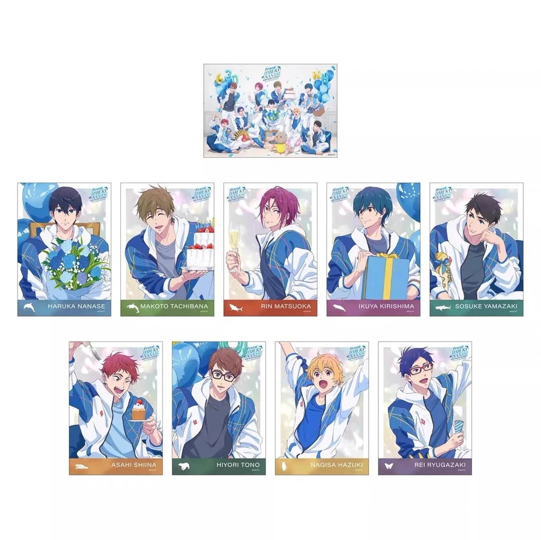 FREE 男子游泳部 七濑遥生日相卡 盲盒代拆