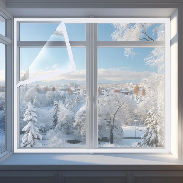 窗户防漏风挡风神器加厚全透明东北防寒保暖膜防风防冻窗帘