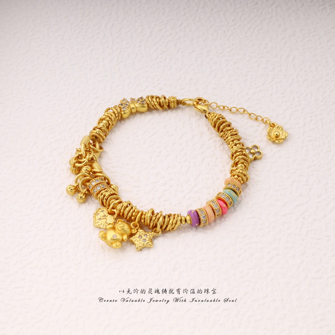 铜合金锆石手链 气质时尚手工轻奢简约手链（21cm）MD-C-31565