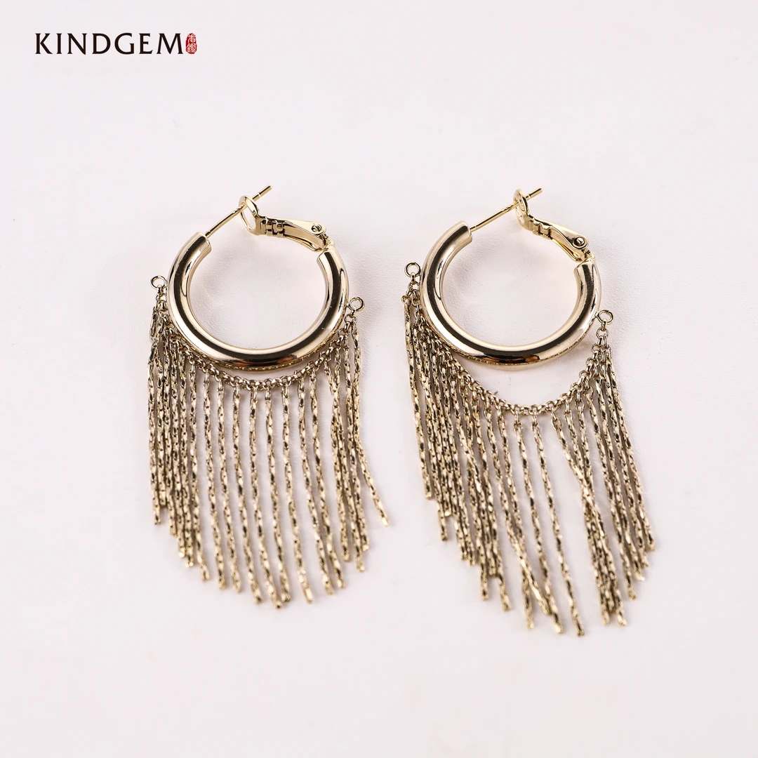 铜合金耳饰 AV24XIPC-26074轻奢气质简约款百搭精致耳环