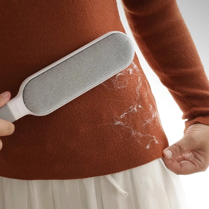 【外贸高货】刷毛衣物除毛去毛球毛呢羊毛大衣刮粘毛器塑料清洁双面