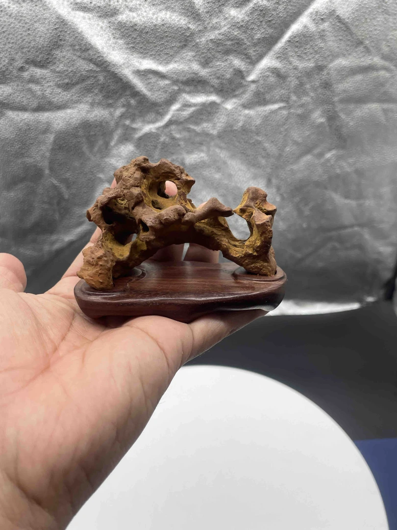 太湖石原石精品摆件案头石