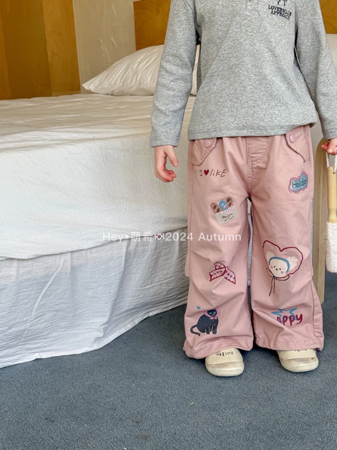 【Bao Bao】秋季女童新款百搭休闲裤·Hey萌895