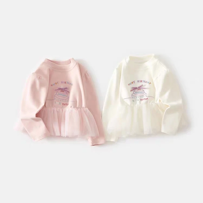 【Bao Bao】秋季柔软蛋糕纱纱打底衫258130