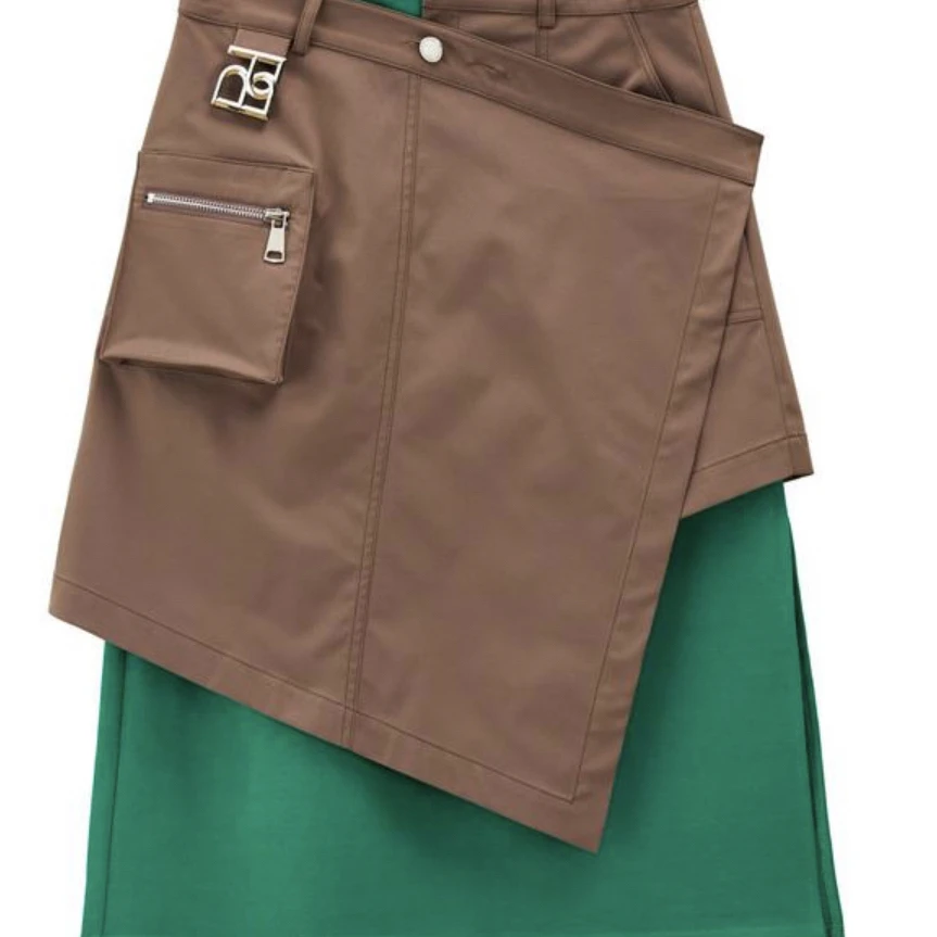 PSYCHOBEIBI拼接双层半身裙