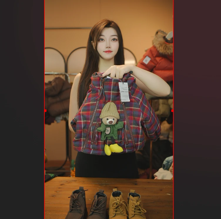 2026新款儿童冬季加厚保暖洋气连帽棉衣外套28915