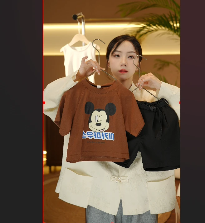 2025春夏新款儿童宽松印花圆领设计感短袖套装37012