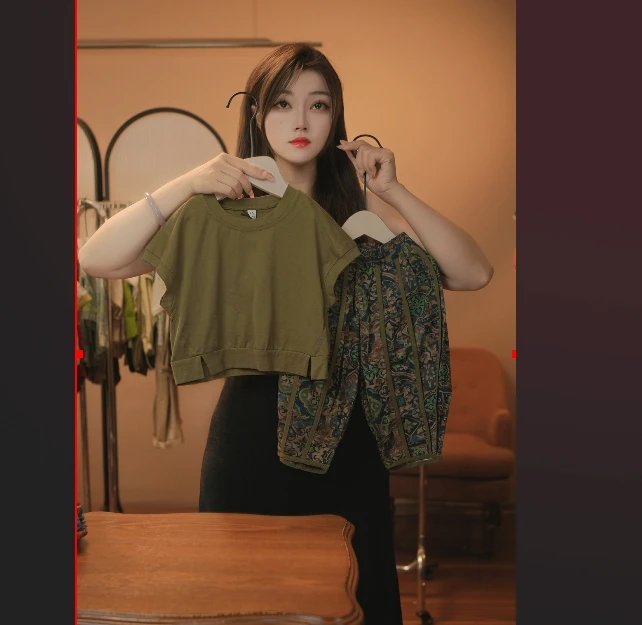 2026印花中国风夏季礼汉服上衣中小童汉服裤子20826洋气