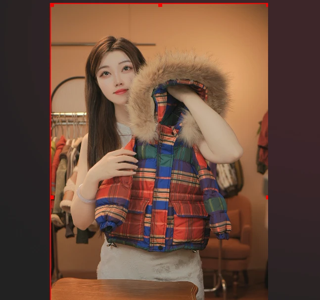 2026儿童冬季新款保暖韩版连帽经典版大毛领羽绒服33977