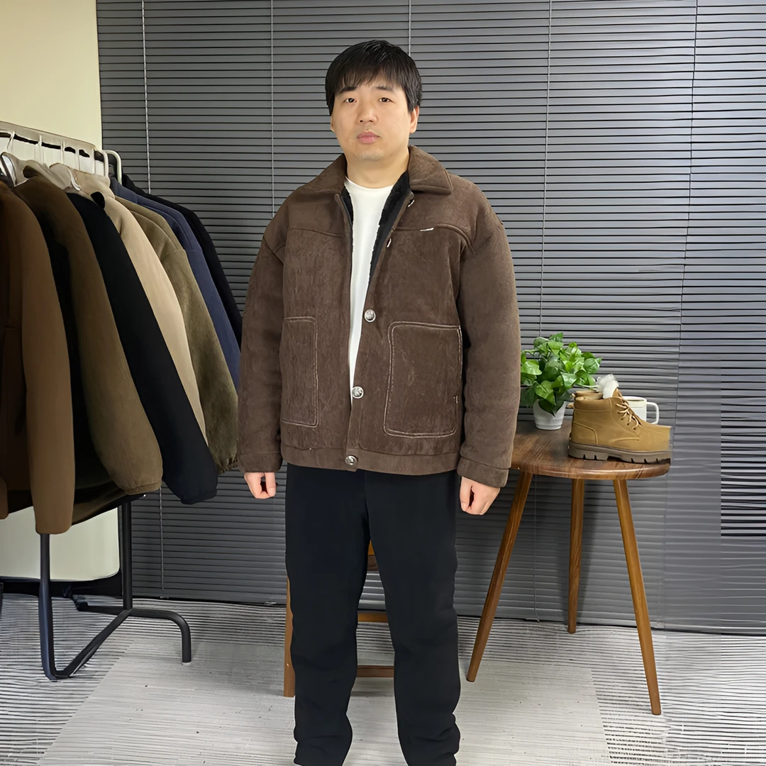 【简约】新款时尚男士休闲家居服加绒加厚冬季保暖男款睡衣可外穿