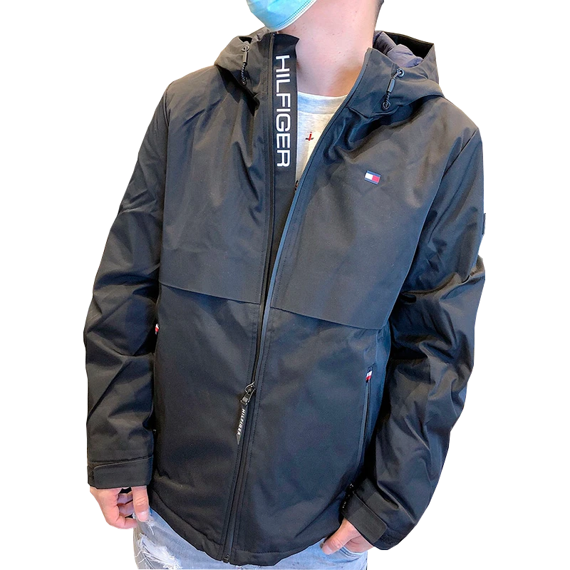 TOMMY HILFIGER进口男士轻奢秋冬保暖棉衣外套1522351 香港直邮