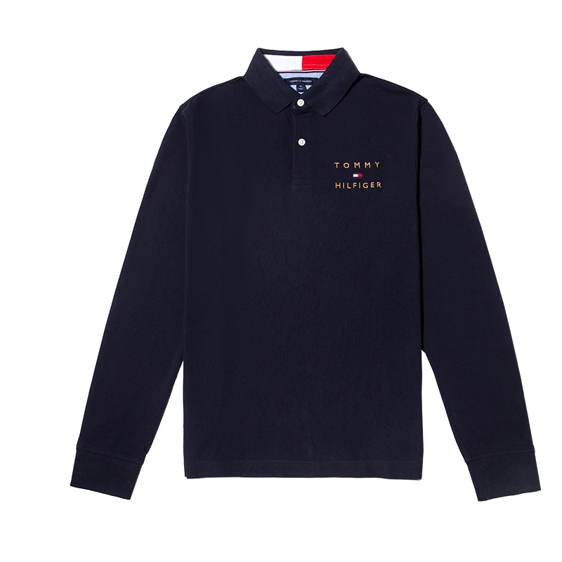TOMMY HILFIGER男士商务休闲刺绣翻领Polo衫男 78J3874【香港直邮】
