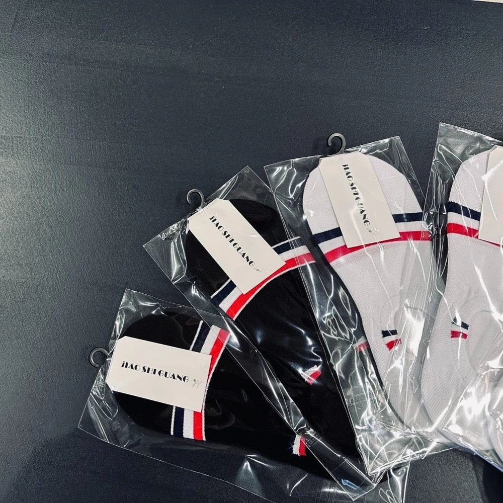 陆老板-精品定制款3色男士休闲纯色吸汗短筒袜子-8889