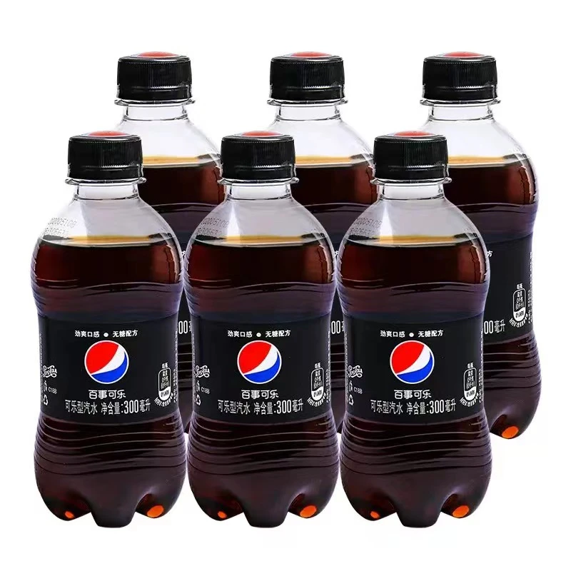 百事无糖可乐300ML*6瓶0糖0卡迷你小瓶可乐饮料整箱小扬哥力荐