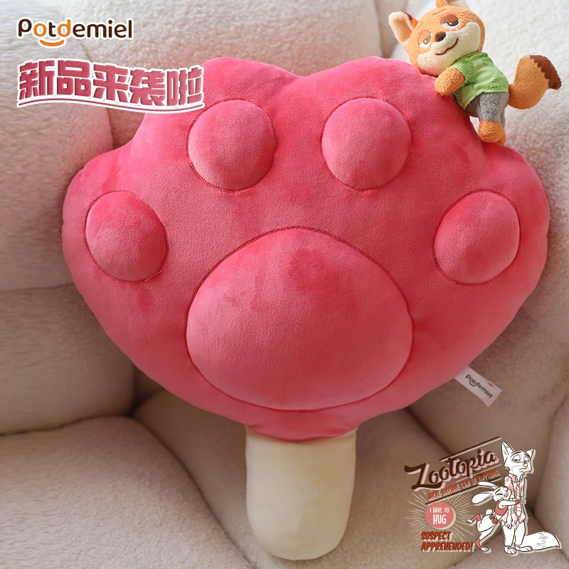 【玩具展】疯狂动物城系列尼克抓抓抱枕朱迪尼克周边-QL