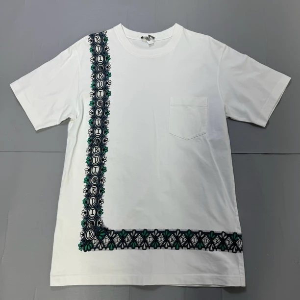 Dior满印花卉短袖 尺码：M 衣长76 胸围52 新旧：99新