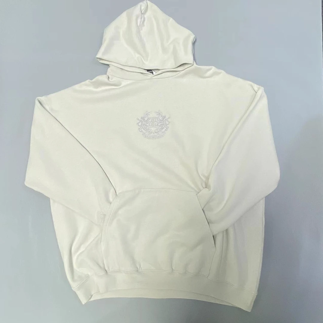 全新带吊 Balenciaga 巴黎世家刺绣帽衫 尺码：S 衣长：77胸围：75