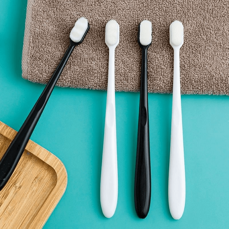 呵护敏感牙齿微米级万毛牙刷超细软深层清洁小孩孕妇成人软毛牙刷