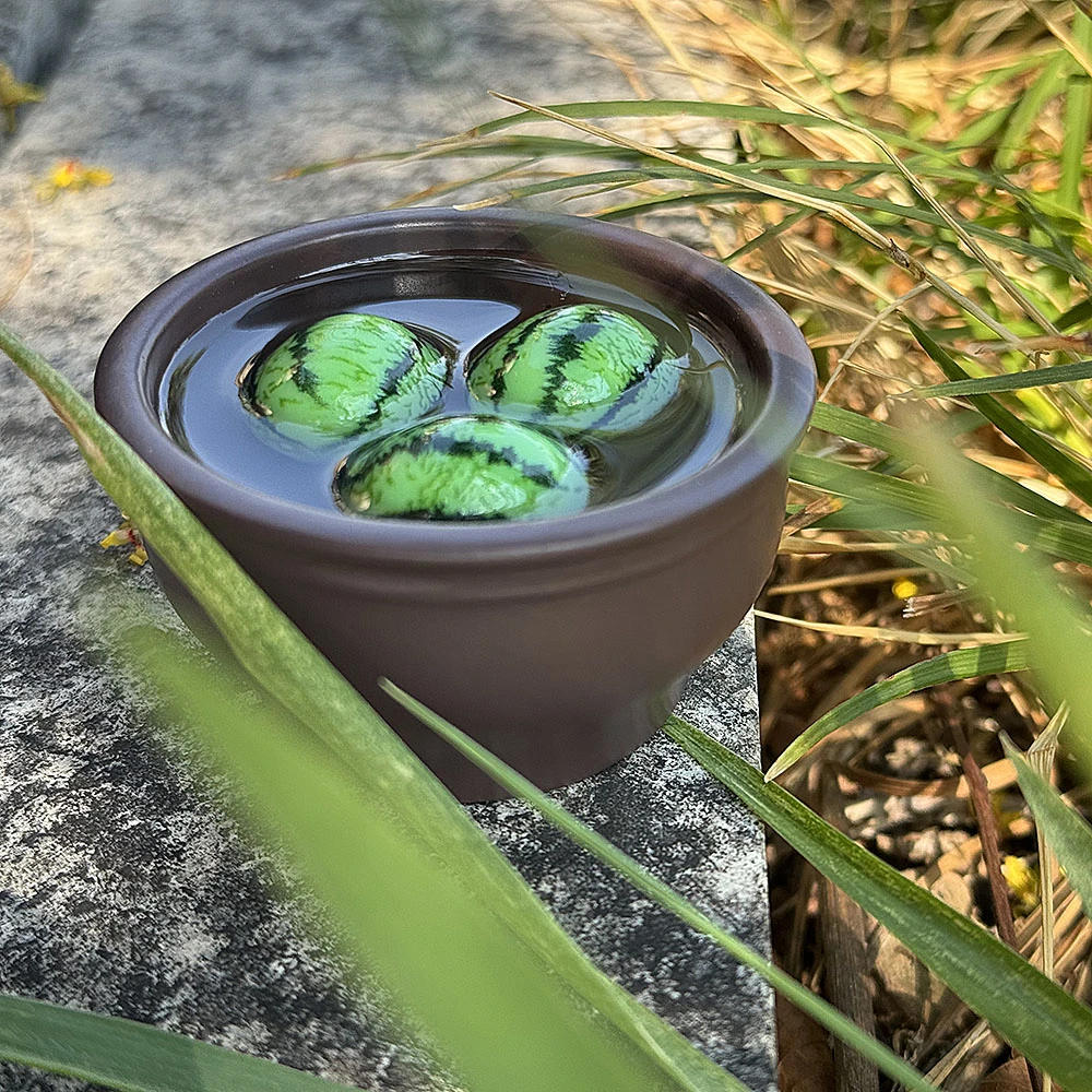 东雯冰箱贴 西瓜水缸 树脂石膏磁吸冰箱贴摆件