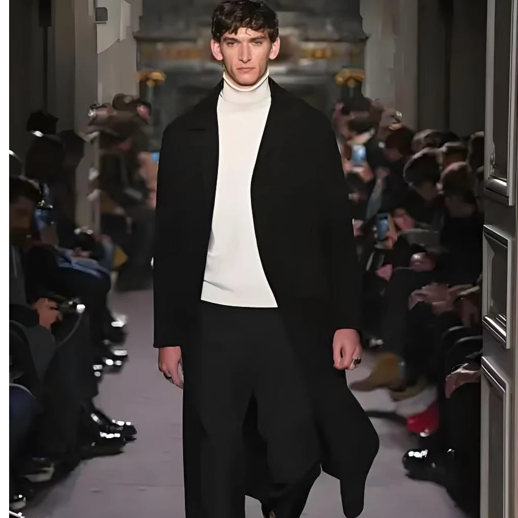 9706-高级轻奢男士宽松百搭直筒牛仔裤时尚潮牌