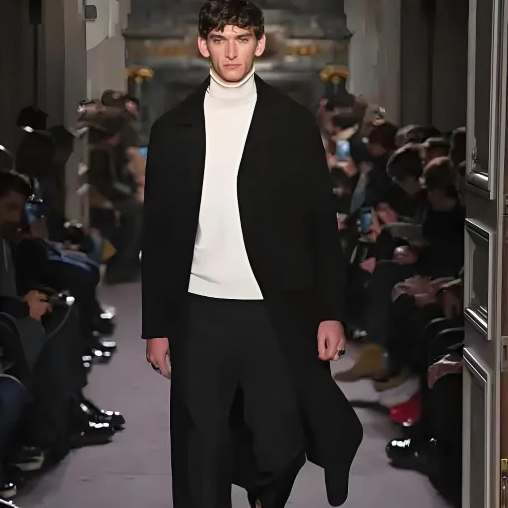 786-高级轻奢宽松百搭T恤轻圆领男款时尚潮牌