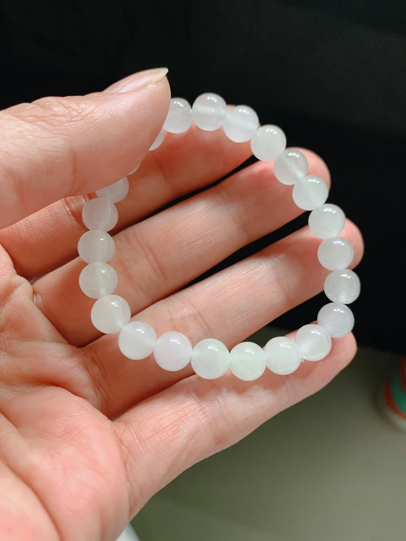 天然缅甸翡翠卡7手串