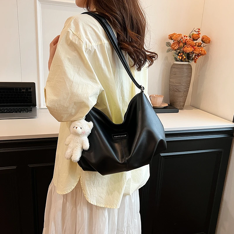 通勤休闲小众网红大容量单肩包ins孤品无售后百搭时尚学生简约