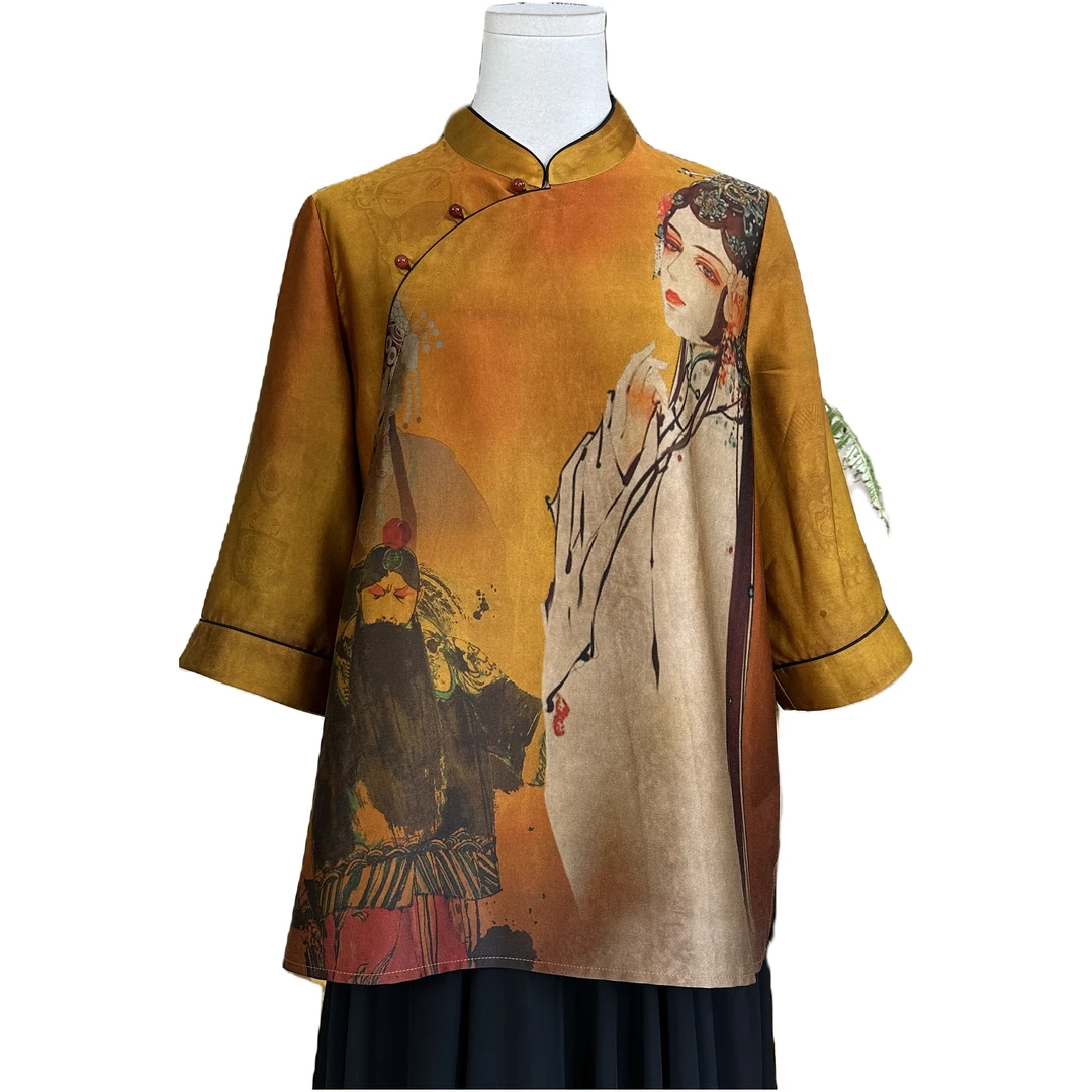XuanGeMoXiang/轩阁墨香轩阁墨香 上衣 MX661168 50姆米网红时尚
