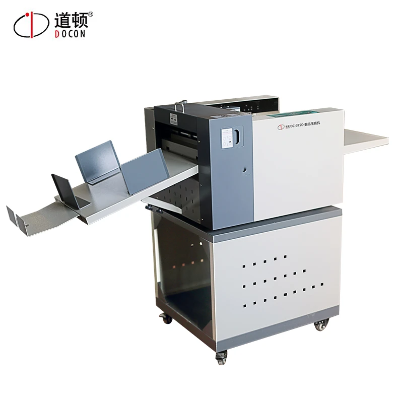 DOCON/道顿DC-375D 电动数码压实线虚线 门票贺卡折痕压痕压线机