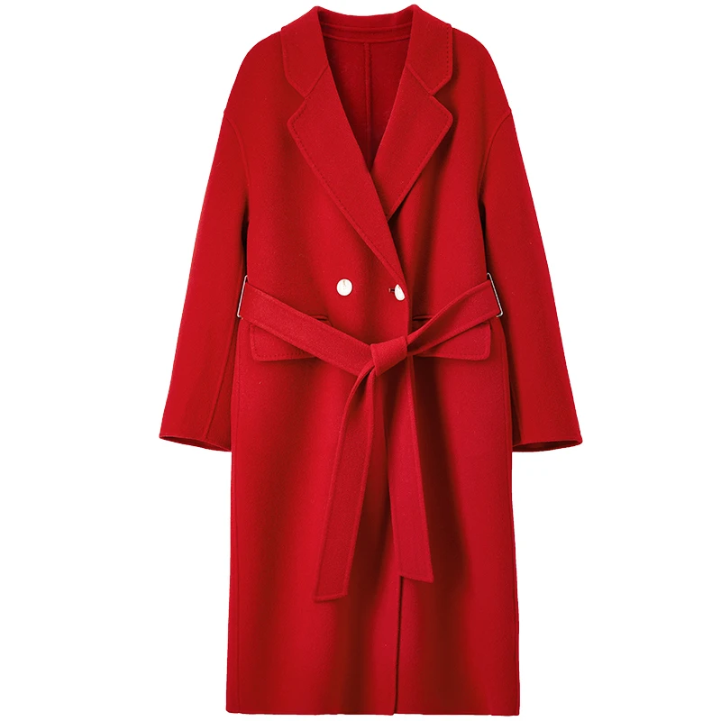 全羊毛西装领双面呢55509C