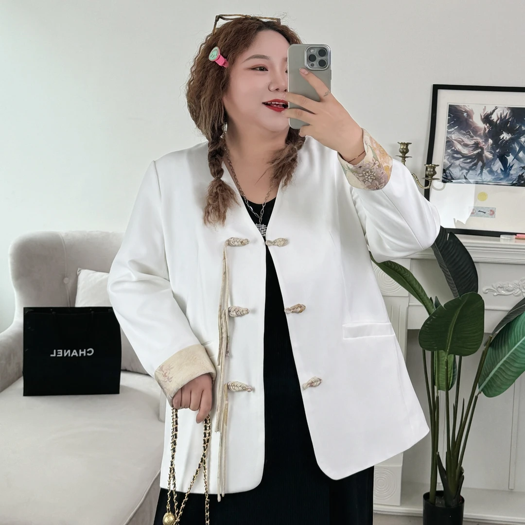 断码捡漏~富春山居 / 新中式日常通勤西装外套8466花契200斤