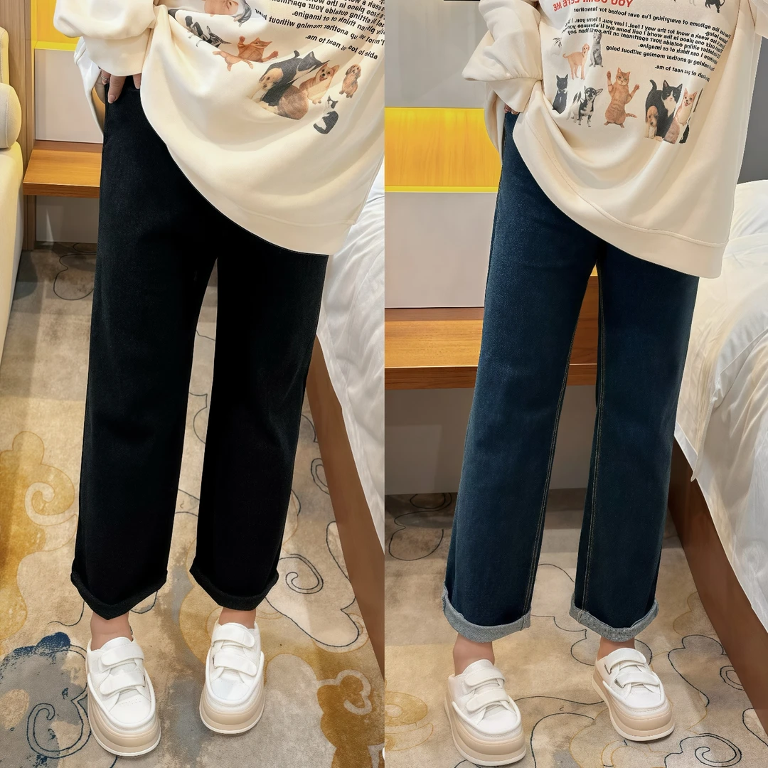 断码捡漏~克莱顿书 / 重工水洗弹力九分牛仔裤11479花契200斤