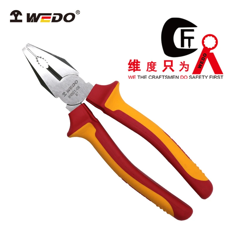 WEDO/维度 绝缘工具 IN501 绝缘注塑德式克丝钳 钢丝钳